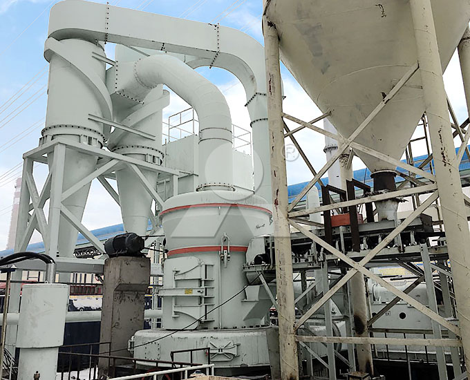 10TPH gypsum grinding production line in Peru